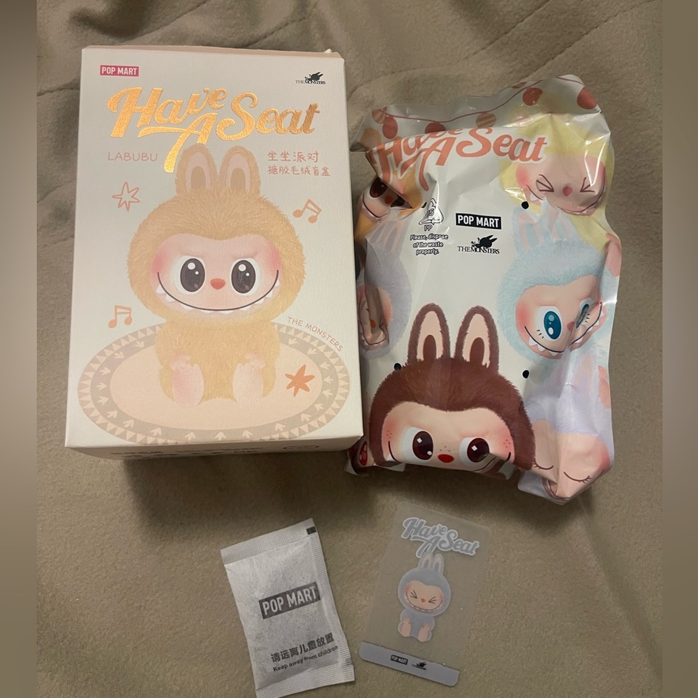 Pop Mart The Monsters Labubu Have A Seat HeHe